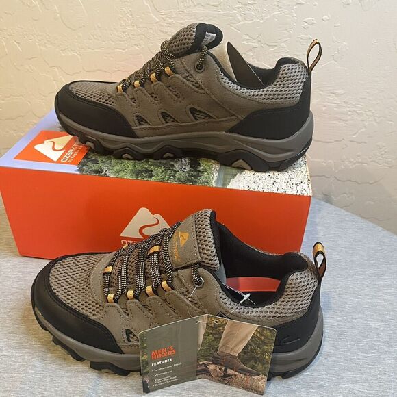 New Ozark Trail Mens Hiker Shoes Size 8 Waterproof, Rubber Outsole Taupe - Picture 6 of 16